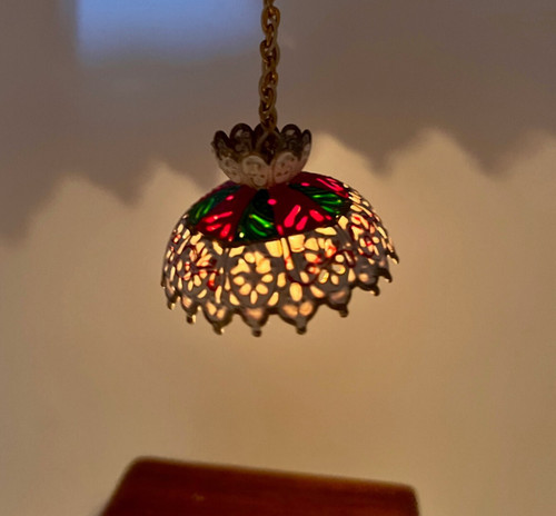 Lampada sospensione vintage - a,