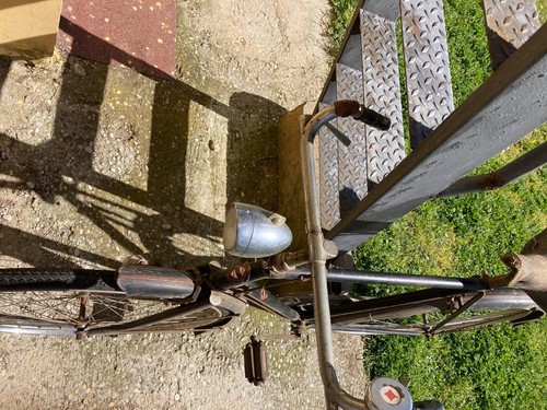 Bici vintage uomo passeggio - bici,