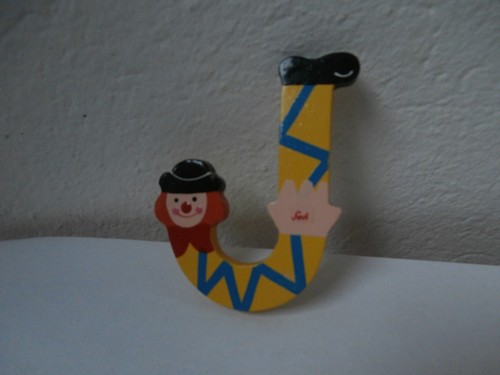 Lettera alfabeto legno sevi - *lettera, j