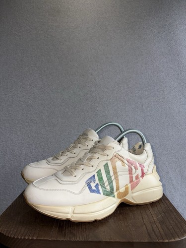 Gucci rhyton white leather - rhyton,