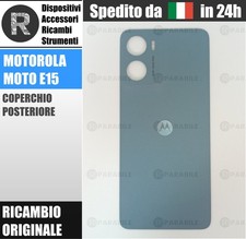 Coperchio Batteria Scocca Posteriore ORIGINALE Motorola MOTO E15 XT2523 BLU