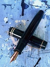 Parker Duofold JR Streamline 14 K Fine Nib 1930’S USA Full Restored