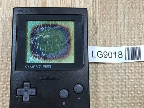 Gameboy pocket console - console, nera