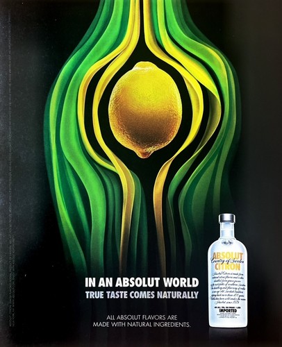 Pubblicità absolut citron - pubblicità,