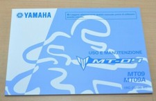 YAMAHA MT09A MT 09 A Uso e Manutenzione Italienisch Motorrad Bedienungsanleitung