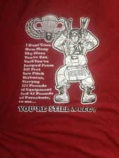 PARACADUTISMO ORIGINAL T-SHIRT AIRBORNE SCHOOL EPA ORG OFFICIAL XL