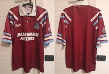 MAGLIA CALCIO WEST HAM UNITED F.C. 1992/1993 BUKTA SHIRT  DAGENHAM MOTORS