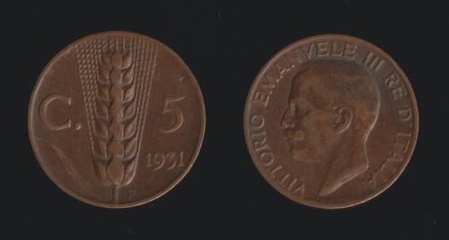 Centesimi 1931 spiga - spiga,