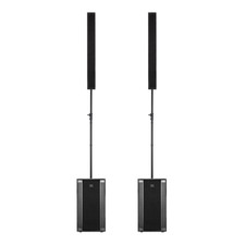 2x RCF Evox 12 sistema di altoparlanti attivi a due colonne 1400 W sistema audio discoteca DJ