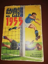Enciclopedia ALMANACCO ILLUSTRATO CALCIO ITALIANO 1955 originale tanti autografi