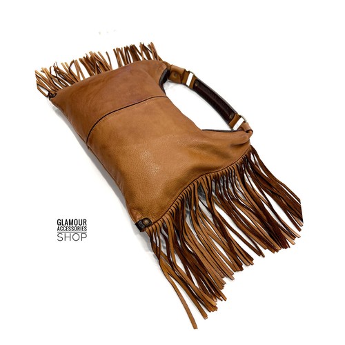 Borsa donna sacca frange vera - borsa,