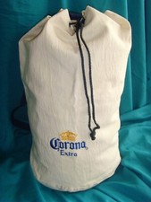 BORSA zaino monospalla: birra CORONA EXTRA. Cotone 100% Cm: 40x33x20. Anni '90