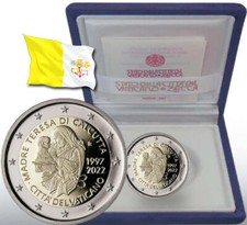 VATICANO 2 EURO MADRE TERESA 2022 PROOF - FONDO SPECCHIO