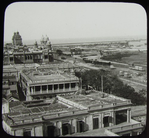 Glass magic lantern slide - magic,