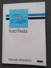 FORD  FIESTA  LIBRETTO USO  MANUTENZIONE  ORIG. ITALIANO EDIZ.  07/1989   (205)