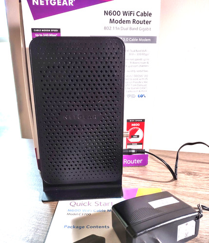 Netgear n600 router modem via - n600,