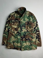 FIELD JACKET M65 US ARMY WOODLAND CAMO LARGE LONG