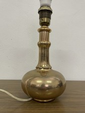 Lampada Tavolo Anni 60 70 Metallo Ottone Vintage Lamp Epoca Liberty