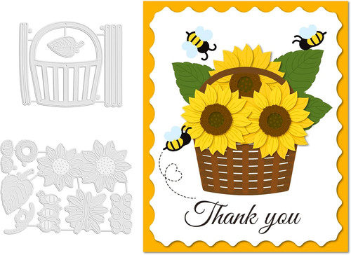 Fustelle taglio girasole - da,