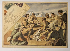CARTOLINA MILITARE R. ESERCITO PROPAGANDA GUERRA FASCISMO  DE ALESSANDRI 