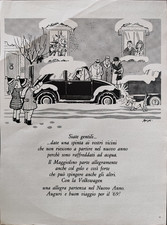 VOLKSWAGEN IL MAGGIOLINO BY SPIGHI Pubblicità 1969 1 pagina originale