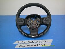 FIAT 500 L DAL 2015 AL 2020 VOLANTE STERZO PELLE+COMANDI MULTIFUNZIONE F0103