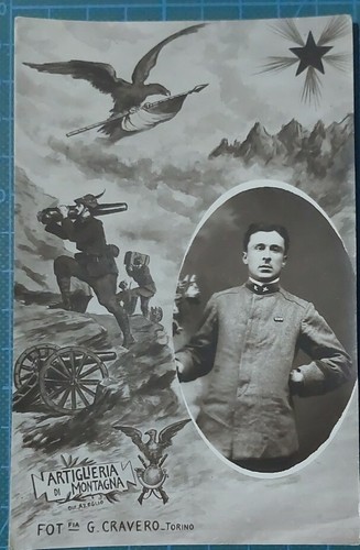 Cartolina artiglieria - artiglieria, di
