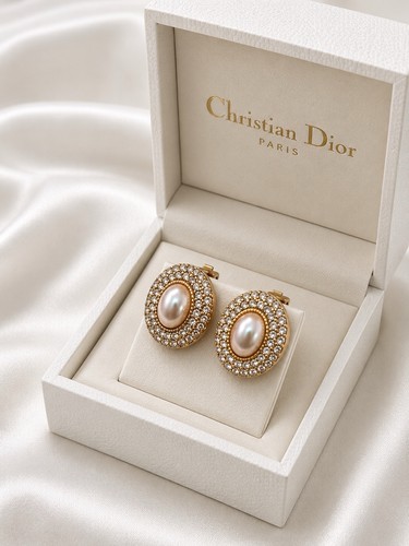 Orecchini clip vintage - orecchini,