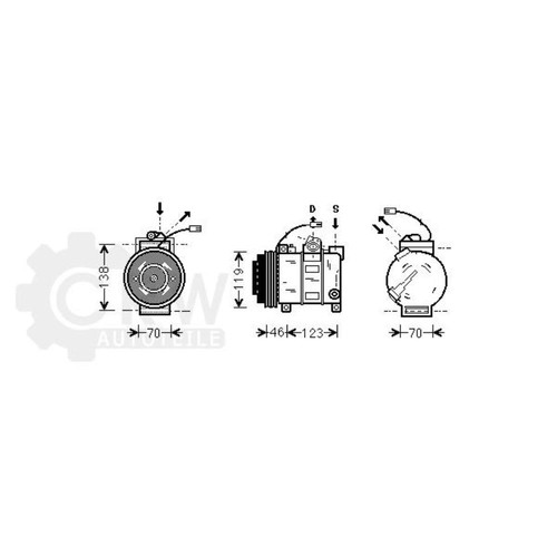 Compressore climatizzatore per - compressore,