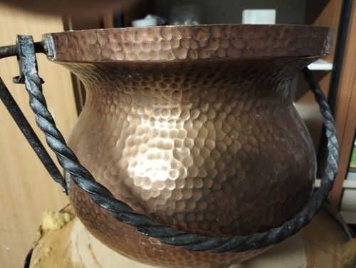 Secchio vaso rame - secchio/vaso, in