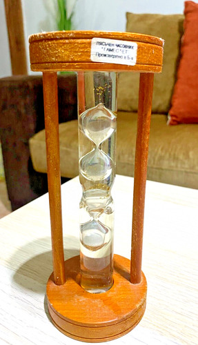 Orologio vintage legno doppia - orologio,