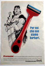 Pubblicita' Wilkinson Protector Rasoio Vintage Advertising Werbung 1995 (R7