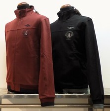 FELPA ZIP AERONAUTICA MILITARE UOMO 192FE1305F313 NERO 34300 MATTONE 19239