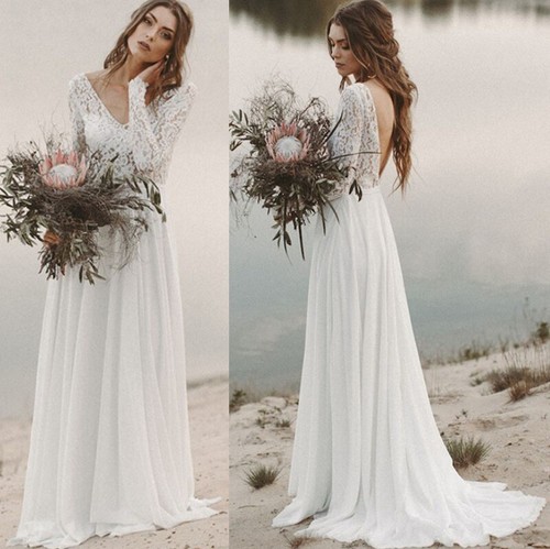 Abito sposa manica lunga - da,