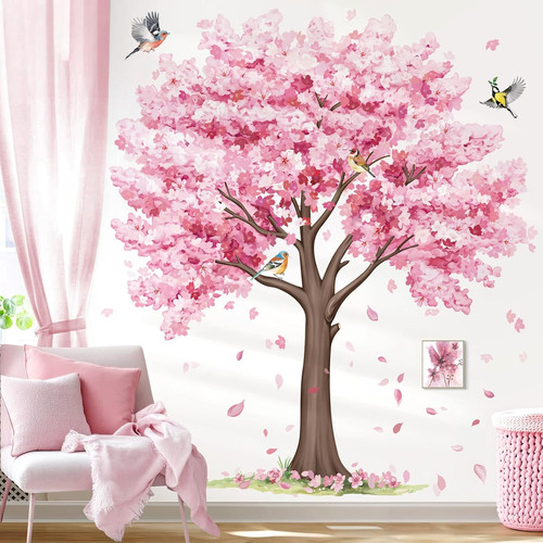 Adesivi murali fiori - murali, albero