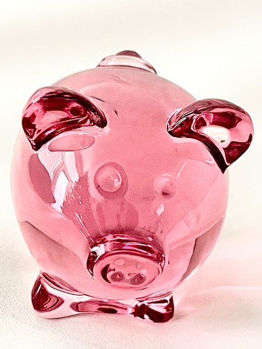 Maiale cristallo baccarat - maiale,