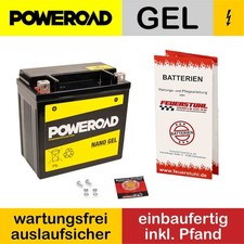 Buell XB12Ss Lightning Long, 2006-2010, batteria gel pronta per l'avviamento (incl. deposito 7,50)