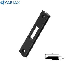 CONTROPIASTRA IN NYLON NERO