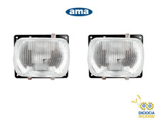 Coppia Fanali Fari KIT Proiettori per Trattore Fiat Serie 90 5138349 AMA 02860