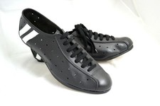 SCARPE CICLISMO VINTAGE CYCLING SHOES EROICA VERA PELLE MADE IN ITALY MERCKX