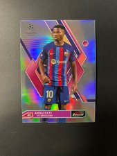 TOPPS CHROME FINEST ANSU FATI REFRACTOR FC BARCELLONA