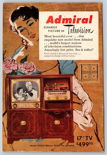 1951 stampa admiral - stampa, ad