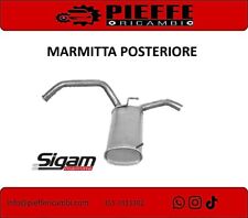 Marmitta Silenziatore Posteriore Toyota Aygo(B1) Peugeot 107 Citroen C1