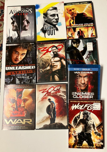 Dvd blue ray lot 10 - lot, of