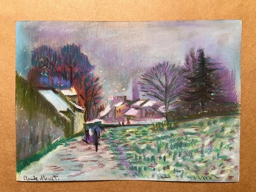 Claude monet disegno dipinto - claude, e