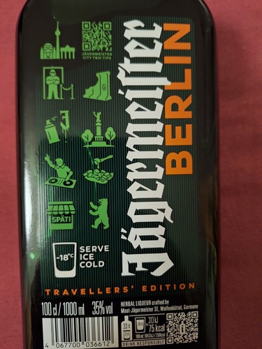 Jägermeister berlino litro - jägermeister,