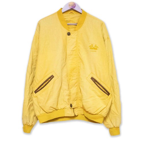 Bomber vintage giallo con - giallo,