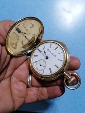 Orologio da tasca «Elgin Nath, Watch Co» Laminato Oro. 