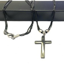 Collana con ciondolo - croce, in