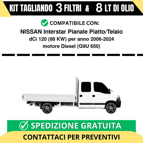 Tagliando per nissan interstar - tagliando,